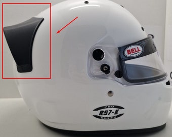 Rear spoiler for Bell Helmets RS3/RS3K/GP3/RS7/RS7K Black