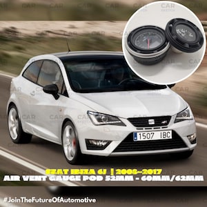 Seat Ibiza 6J Air Vent Gauge Pod (52mm or 60mm/62mm)