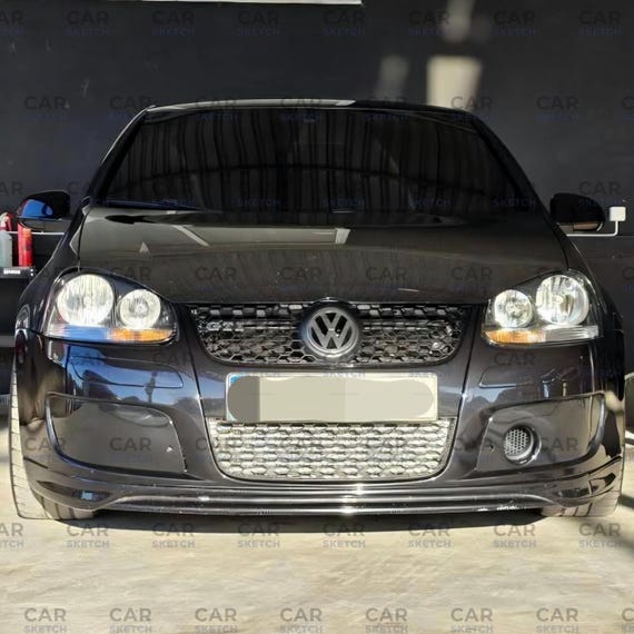 フォルクスワーゲン ゴルフ MK5 GTI カスタム ロア グリル セット