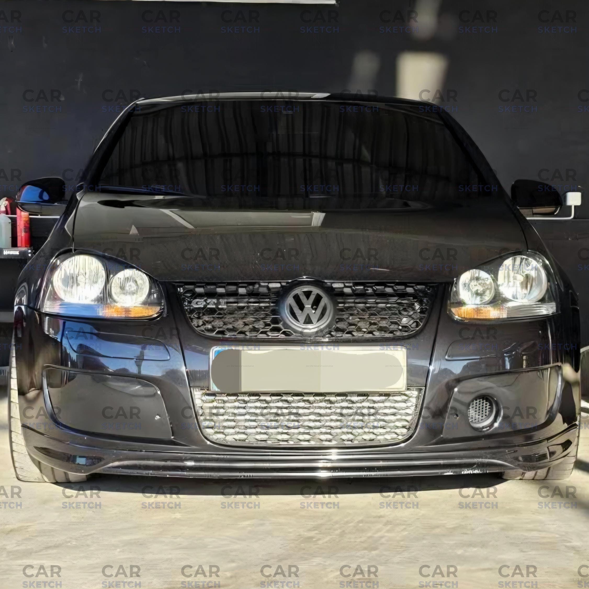 フォルクスワーゲン ゴルフ MK5 GTI カスタム ロアグリルセット * 1K0