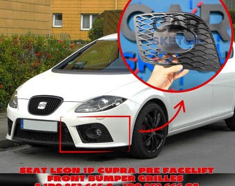 Paraurti anteriore in stile Cupra con griglia per Seat Leon 1p 05-09