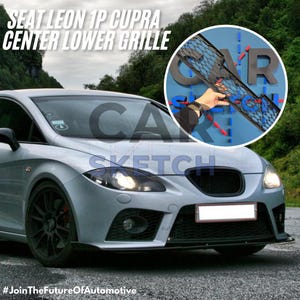 Seat Leon 1P Cupra Front Center Lower Grille * 1P0 853 667 B *