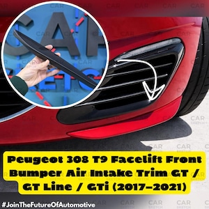 Peugeot 308 T9 Facelift Voorbumper Luchtinlaat Sierlijst GT / GT Line / GTi (2017–2021)