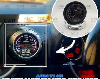 Audi TT 8N Air Vent Gauge Pod (Airvent Replacement) (52mm or 60/62mm)