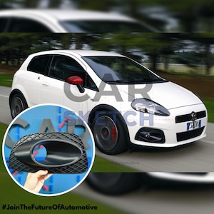 Fiat/Abarth Grande Punto 07&#39;-10&#39; Front Grilles