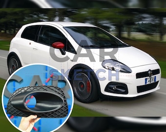 Fiat/Abarth Grande Punto 07&#39;-10&#39; Front Grilles