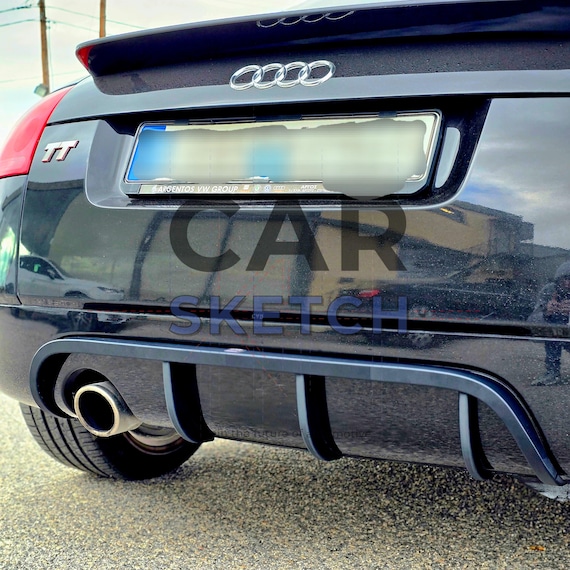 Audi TT mk1(8N) リアディフューザー 2本出し用 Audi TT mk1(8N) リアディフューザー 2本出し用 - メルカリ