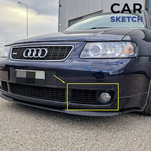 Audi A3  S3 8P (3-dr) B-Pillar Cover