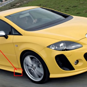 Seat Leon 1P1 K1/BTCC/Force Seitenschürze vorne und hinten/Jacking Point Covers *SET** BESCHREIBUNG lesen*
