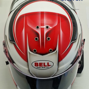 Rear spoiler for Bell Helmets RS3/RS3K/GP3/RS7/RS7K Black image 7