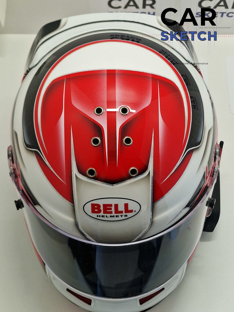 Rear spoiler for Bell Helmets RS3/RS3K/GP3/RS7/RS7K Black image 7