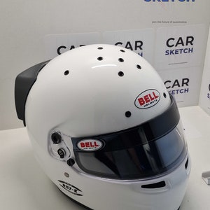 Rear spoiler for Bell Helmets RS3/RS3K/GP3/RS7/RS7K Black image 4