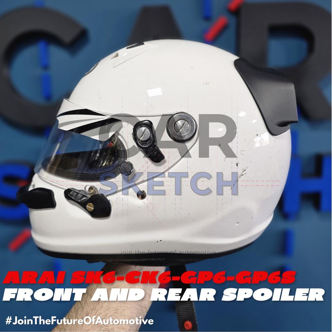 Arai SK6/CK6/GP6/GP6S Front and Rear Spoiler Australia
