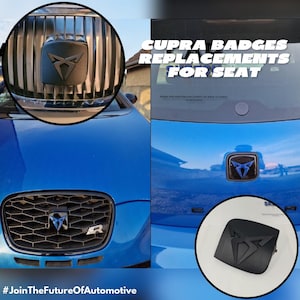 Seat Leon 1P Facelift/Pre Facelift - Ibiza 6L - Ibiza 6J - Leon 1 M Cupra-badge vervanging voor- en achterkofferbakhandgreep *Beschrijving lezen*