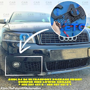 Audi 8W0071805 - Emblema S4 Para Rejilla De Radiador, Color Negro Y Rojo