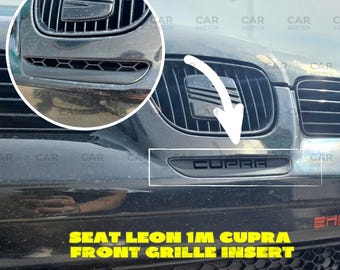 Rejilla delantera Seat Leon 1 M Cupra – Diseño de panal o con el logotipo Cupra