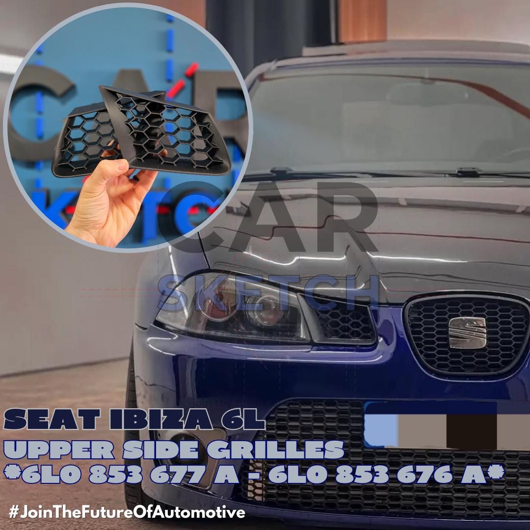 dubbele grille Voor Seat Ibiza Typ 6L Cordoba 2002-2009 Auto Honingraat dubbele grille Voor Seat Ibiza Typ 6L Cordoba 2002-2009 Auto Honingraat