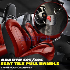 Abarth 595/695 Seat Tilt Pull Handles Replacement
