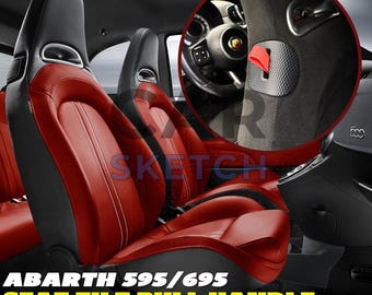 Abarth 595/695 Seat Tilt Pull Handles Replacement