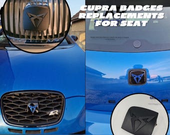 Seat Leon 1P Facelift/Pre Facelift - Ibiza 6L - Ibiza 6J - Leon 1M  Cupra Badge Front and Rear Trunk Handle Replacement *Read Description*