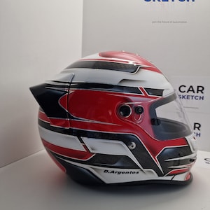 Rear spoiler for Bell Helmets RS3/RS3K/GP3/RS7/RS7K Black image 5