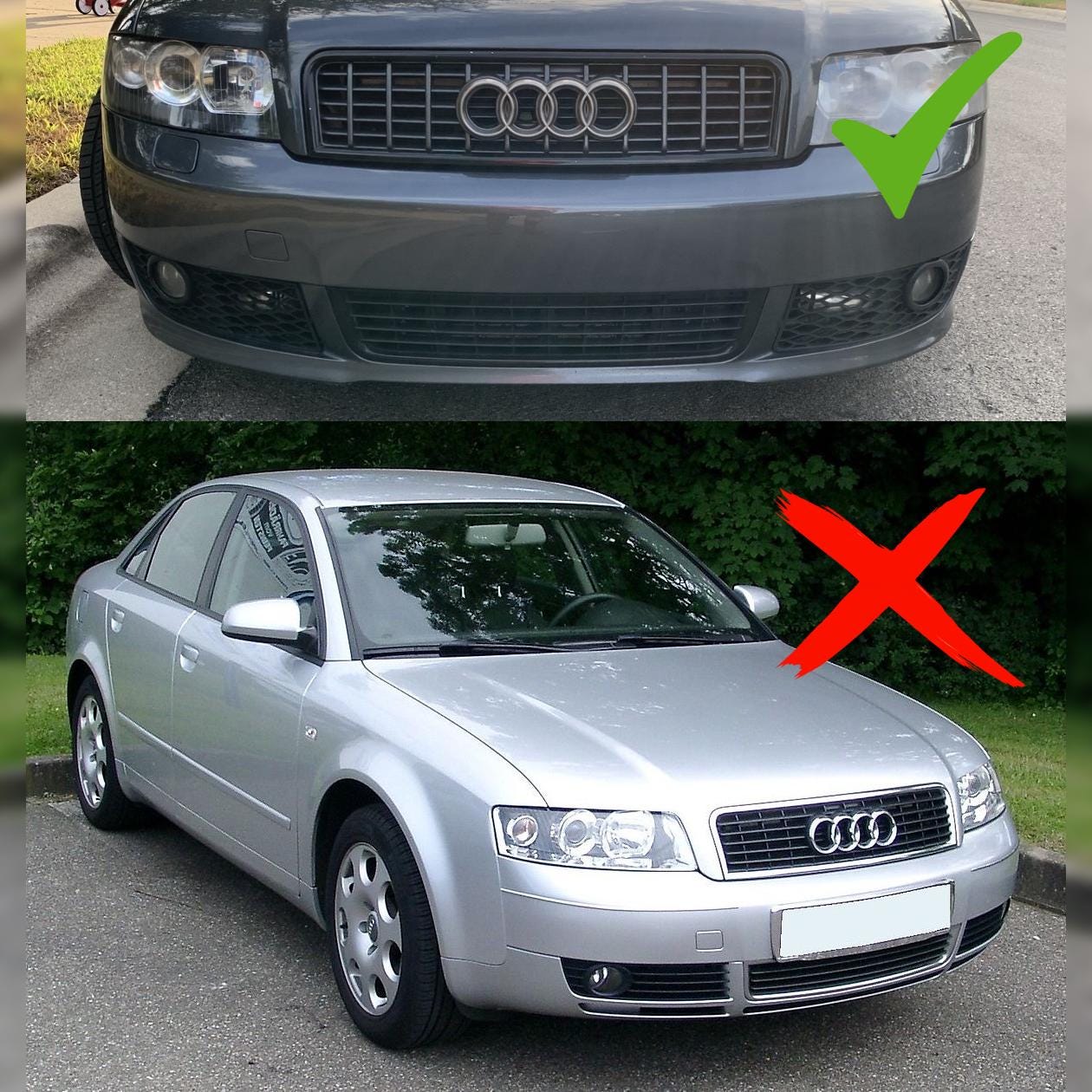Audi A4 B6 00-04 Växelspaksknopp SVART + RÖD RING 6 VÄXLAD