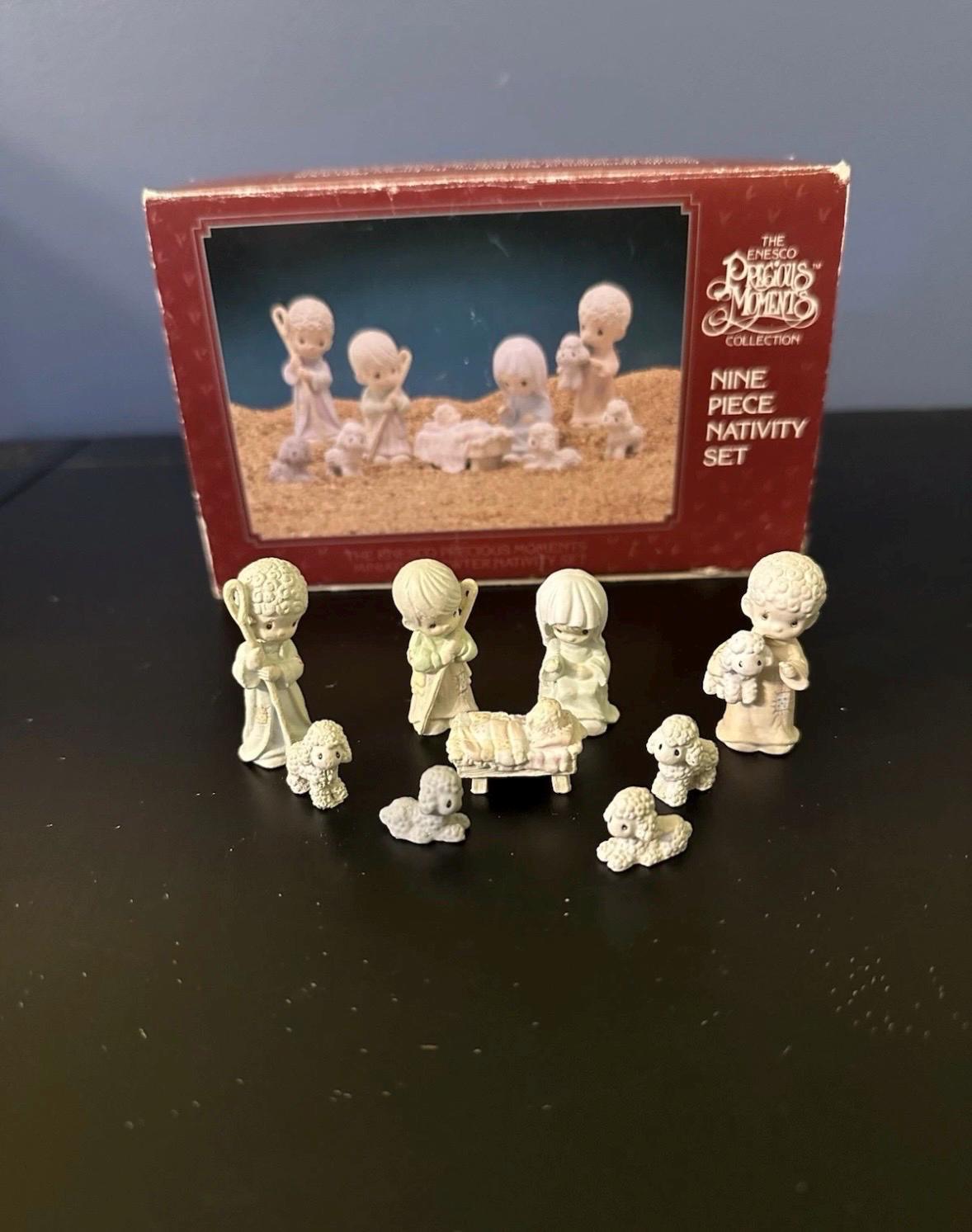 Precious Moments Pewter Nativity - Etsy
