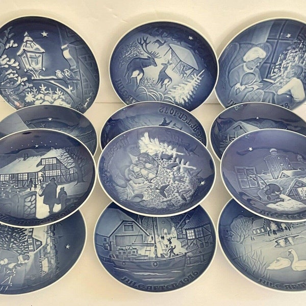 B G Christmas Plate Etsy