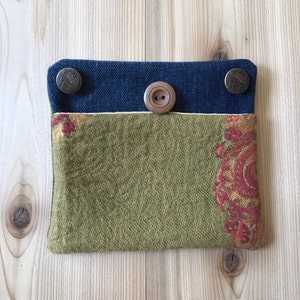 Diabetes Removable Pockets (size large) for insulin pump or continuous glucose monitors, Upcycled