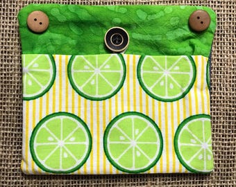 Insulin Pump Pocket, Insulin Pump Bag, Diabetes Accessory, Removable Pocket, Upcycled Material, Size Large