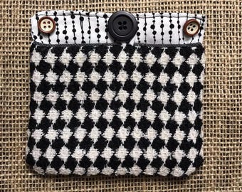 Upcycled Insulin Pump Pocket, Insulin Pump Bag, Insulin Pouch, Removable Diabetes Accessory, Size Standard
