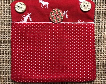 Upcycled Insulin Pump Pocket, Removable Diabetes Accessory, Insulin Pump Bag, Size Standard