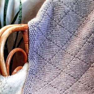 Knitting pattern chunky blanket, throw blanket knitting pattern, easy knit, super bulky, afghan blanket knit, 14 ply, chunky knit, lapghan