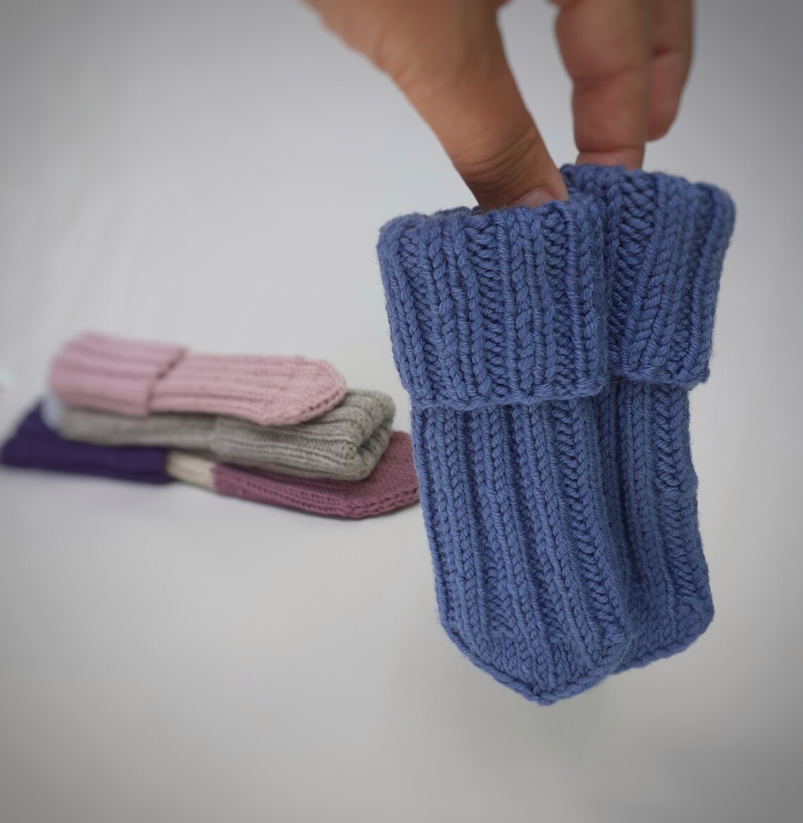 Sock Knitting Pattern Easy Knit Socks Without Heels Beginner Etsy Canada