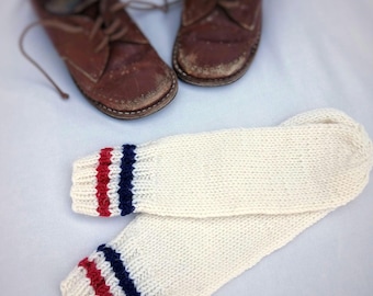 Knitting pattern tube socks, socks without heels, knitting pattern baby socks, easy sock knitting pattern, no heels socks, bed socks, retro