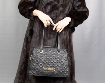 9496 Real Mink Coat Luxury Fur Jacket Pelz Size M