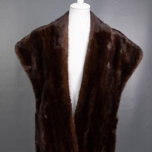 1186 Superior Real Saga Mink Coat Luxury Fur Jacket Stole Beautiful Look Pelz