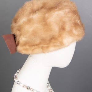 1296 Wonderful Real Mink Hat Luxury Fur Beautiful Look