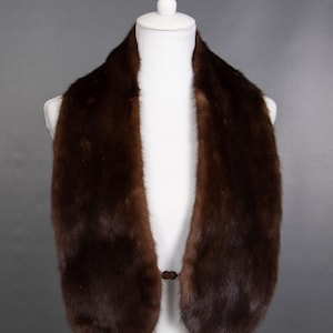 1167 Superior Real Mink Coat Luxury Fur Jacket Stole Beautiful Look Pelz