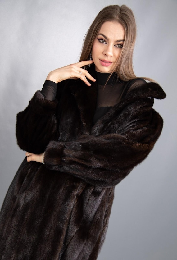 【美品】MINK ミンクコート 11号サイズ SAGA MINK サガミンク 毛皮 コート ファー ミンク サイズ11
