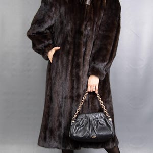 15231 Gorgeous Real Mink Coat Luxury Fur Beautiful Look Pelz Size L