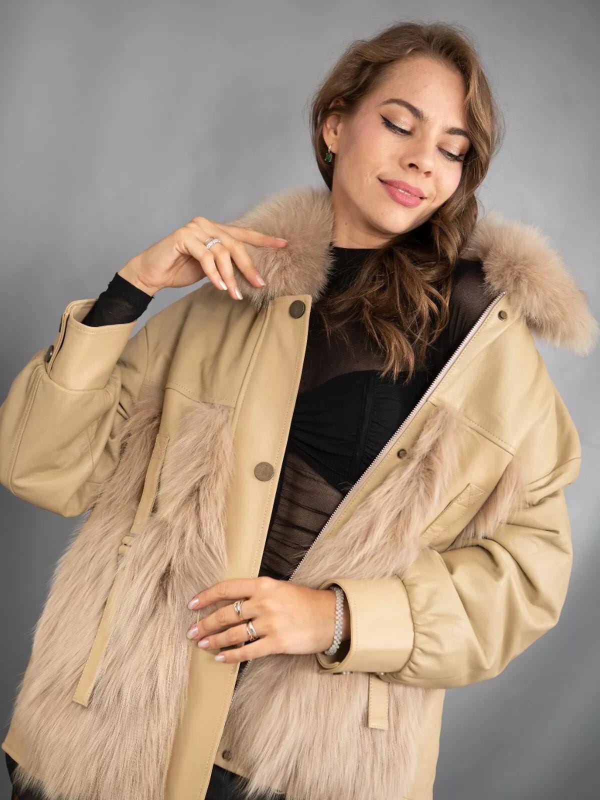 極美品 リフレクト 大きい XL 高級 ブルーフォックスファー フレンチダック 極美品 リフレクト 大きい XL 高級 ブルーフォックスファー フレンチ