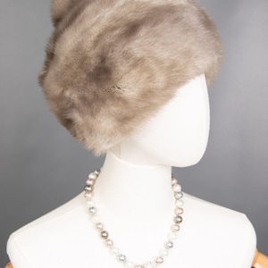 1258 Wonderful Real Mink Hat Luxury Fur Beautiful Look