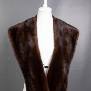 1192 Glamorous Real Mink Coat Luxury Fur Jacket Stole Beautiful Look Pelz