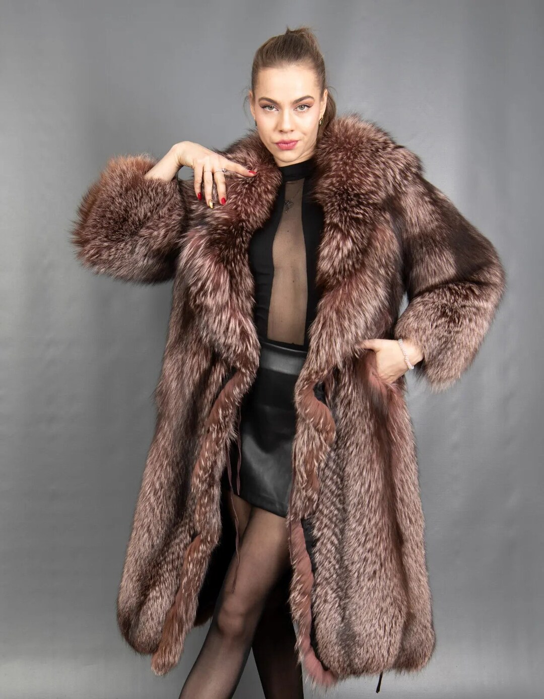 【babylclub】Glam kiss fur coat Y5213BMC-LIL-1__94123.