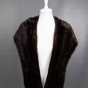 1187 Superior Real Mink Coat Luxury Fur Jacket Stole Beautiful Look Pelz