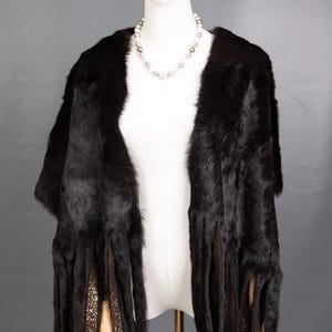 1231 Glamorous Real Mink Coat Luxury Fur Jacket Stole Beautiful Look Pelz