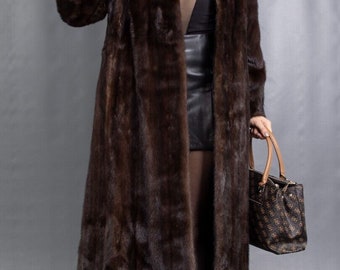 11060 Gorgeous Real Mink Fur Coat Luxury Fur Jacket Beautiful Look Size XL
