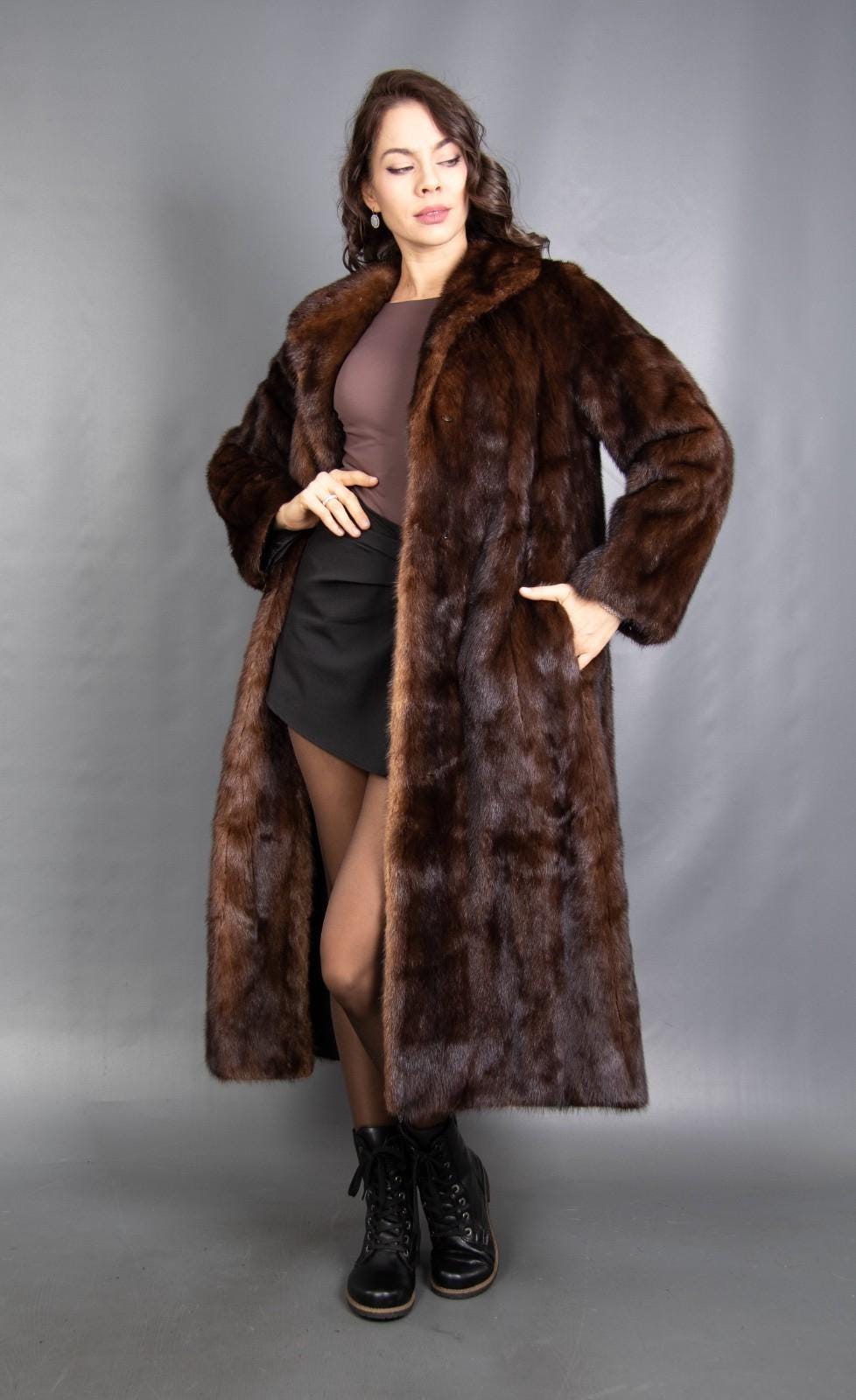 Saga Mink Coat - Etsy