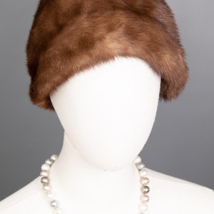 1297 Wonderful Real Mink Hat Luxury Fur Beautiful Look